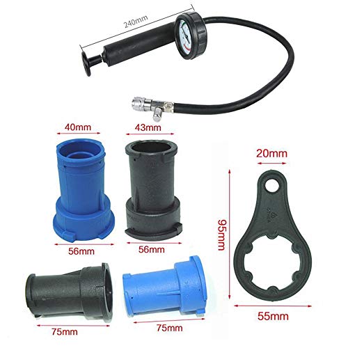 Détecteur de fuite de radiateur HUIOP 18pcs pour test de refroidissement auto
