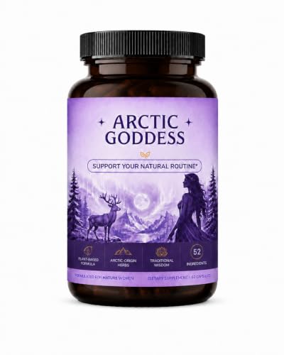 Arctic Goddess Reindeer Supplement Reindeer Organ Complex Capsules for Women with Arctic Botanical Blend Nutrient-Rich Womens Wellness Supplement 60 Capsules