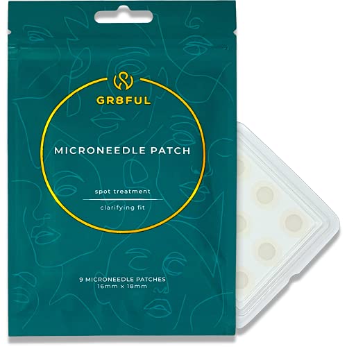GR8FUL Deep Acne Pimple Clarifying Microneedle Patch - Early-Stage & Cystic Acne Spot Treatment Sticker - Blemish Healing Micro Needle Zit Cover Dots (9 Count (Pack of 1)) (9 Count (Pack of 1)) (9 Count (Pack of 1)) GR8FUL Deep Acne Pimple Clarifying Microneedle Patch - Early-Stage & Cystic Acne Spot Treatment Sticker - Blemish Healing Micro Needle Zit Cover Dots (9 Count (Pack of 1)) (9 Count (Pack of 1)) (9 Count (Pack of 1))