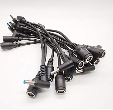 Tip Adapter Converter Cable 7.4mm to 4.5mm 15cm Length for HP Stream Spectre Pavilion Envy Elitebook Split Chromebook K0Q39AA [13PCS]