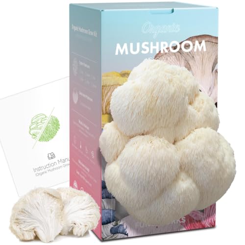 USA Organic 4lbs Lions Mane Mushroom Growing Kit Non-GMO