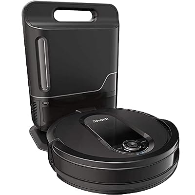 Shark IQ Robot Self-Empty XL RV101AE, Robotic Vacuum, IQ Navigation, Home Mapping, Self-Cleaning Brushroll, Wi-Fi Connected, Works with Alexa