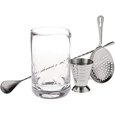 Barfly Classic Cocktail Stirring Set, Stainless Steel (M37132) Cover