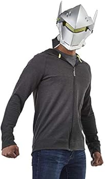 Overwatch Genji Roleplay Mask with Flip-Up Visor & Head Wrap