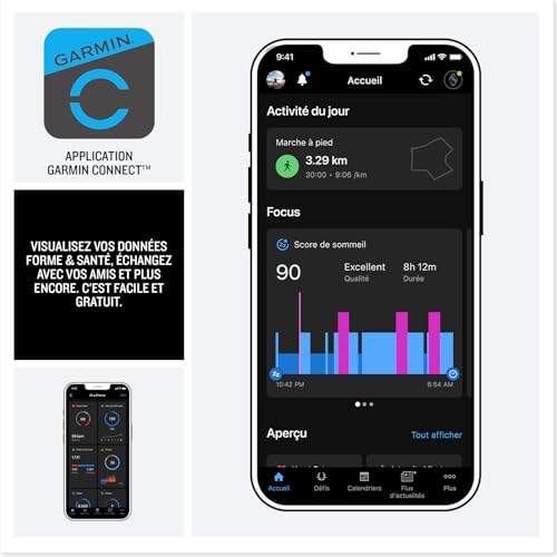 Garmin Lily 2 Active - Petite Montre connectée et élégante avec GPS intégré - Jasper Green avec Bracelet Silicone Vert Sapin