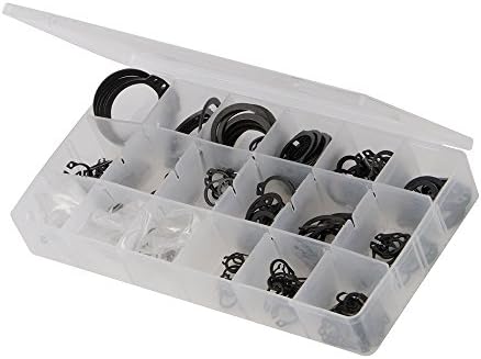Fixman 302835 Circlips Pack 255pce , Black