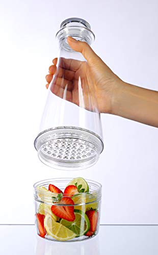 image for Prodyne Fruit Infusion Flavor Carafe, Clear, 50 oz.