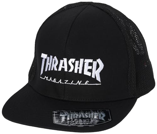 [�X���b�V���[] �t���b�g�L���b�v (MAG LOGO�E�ϋv��) [ 24TH-C04K / MAG LOGO CAP ] �X�q �L�b�Y BLK