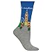 Hot Sox Women's Originals Classics Crew, London (Royal) Shoe Size: 4-10 (Sock Size: 9-11)