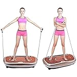 Vibration Plate Exercise Machine Whole Body Workout Fitness 3D Vibration Platform Whole Body Vibration Machine for Home Fitness Massage Workout Trainer - Image 4