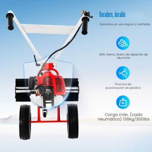 Miniatura 4 de 43cc Gasoline Lawn Sweeper, Cepillo Para Césped Artificial, Barredora Manual, Escoba Motor De Gasolina, Escoba De Motor, Barredora, Removedor De Nieve, Recogedor De Nieve