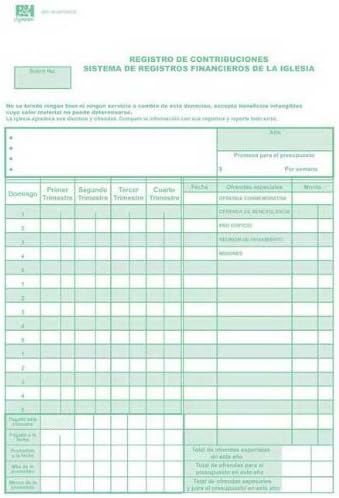 Spanish - Record Of Contributions (CF-11) (Pk/100)