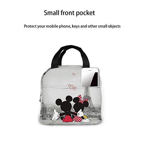 Womfui Lover Lunch Bag Reusable Lunch Box Insulated Lunch Tote With Portable For Women Men Outdoor #TOP2