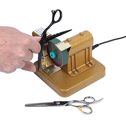 Afiladora de tijeras eléctricas, máquina de alta precisión, tienda de peluquería, tijeras de afilado completamente automáticas, sastre(Hairdressing)