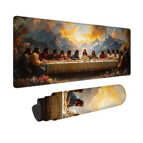 Tapis de souris gamer XXL jaune imperméable mouse pad pour PC
