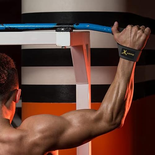 Ihuan LIFTING STRAPS-BLACK Wrist-Straps Gym thumb #7