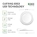 Sunco 24 Pack LED Disc Lights Ceiling 6 Inch, Flush Mount Disk Light, Recessed Can Lighting, 1050 LM, 15W (75W Equivalent), 6000K Daylight Deluxe, Dimmable, Damp Rated ETL.