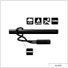Hultafors Fire Steel (AR380280) - Ferrocerium Firesteel for Camping, Outdoor Activities, Campfires