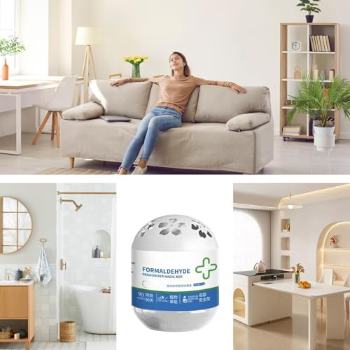 de eliminación de polvo, purificador de aire portátil de 120 g, de recogida de polvo, ambientador | para dormitorios interiores, oficinas, áreas de mascotas, hogar, coche, casa nueva - imagen 2