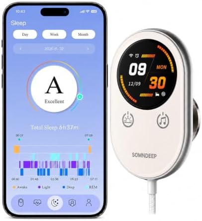 Contactless Smart Sleep Tracker, Non-Wearable Sleep Monitor Devic...