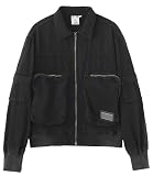 [X-girl] フーデットマルチポケットジャケット FADED MULTI POCKET JACKET 105253021005 BLACK S