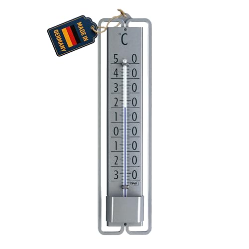 TFA Dostmann Analoges Innen-Außen-Thermometer NOVELLI Design, 12.2001.54,...