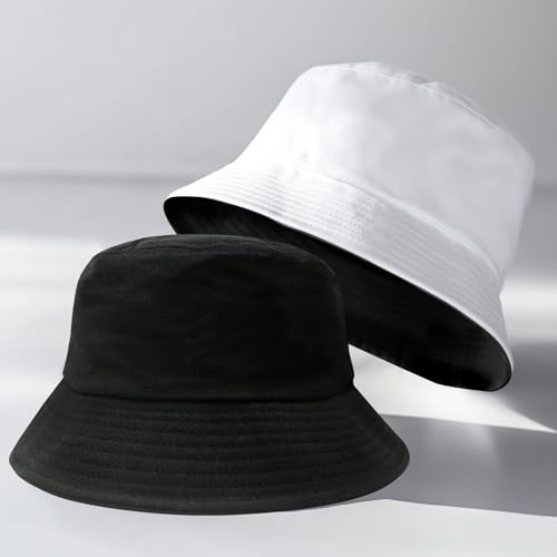 Image of NPQQUAN Bucket Hats for Men Women Packable Foldable Sun Hats for Women Beach Travel Cap