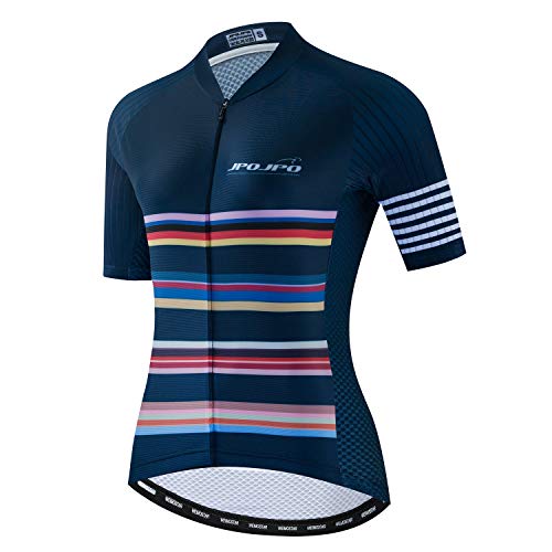 Preisvergleich Produktbild Weimostar Damen Radtrikot Kurzarm Fahrrad Shirts Zurück Tasche Reflektierend