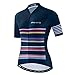 Produktbild Weimostar Damen Radtrikot Kurzarm Fahrrad Shirts Zurück Tasche Reflektierend