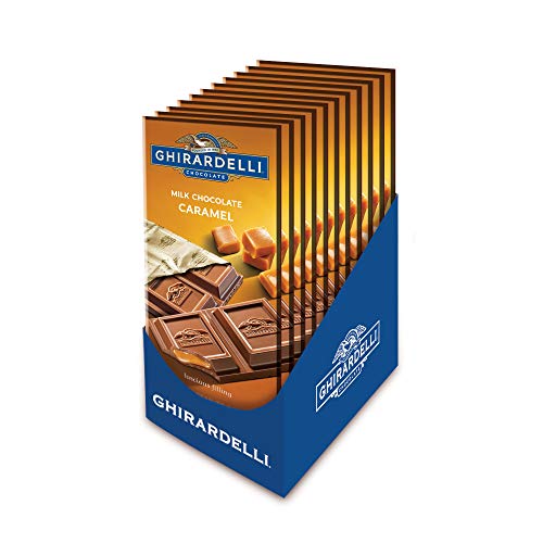 Ghirardelli Milk Chocolate Bar With Caramel Filling, 3.5 Oz Bar (Pack Of 12) #TOP6