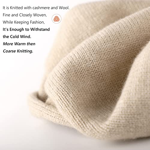 French Wool Beret Hat For Women-Solid Color Classic Slouchy Knit Beanie Winter Warm Artist Painter Hat #TOP4