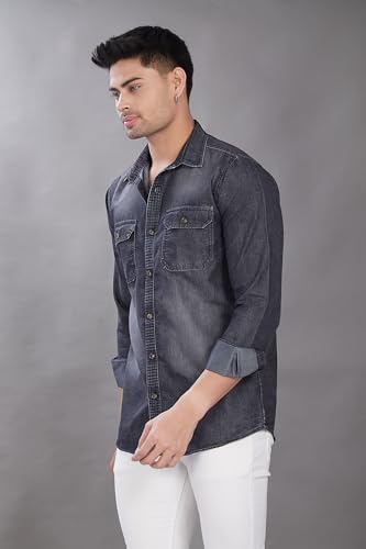 Image of DIVISIVE Men's Slim Fit Cotton Shirt
