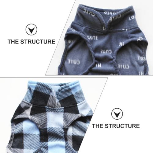Set 4 piezas ropa de invierno para perro pequeño KALLORY miniatura 6