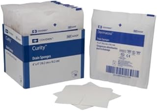 Covidien 6242P Dermacea Drain Sponges, 4