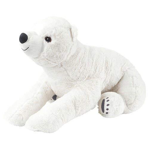Ikea Aerglo Soft Toy (SNUTTIG , Polar Bear, White, 60 cm)