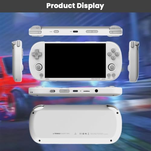 Image of TRIMUI Smart Pro Handheld Game Console 4.96 inch IPS Screen, Supports 100+ Emulators, Wi-Fi, 5000mAh Battery, Customizable Controls & RGB Lighting Online Multiplayer Retro Video Game Console (White)
