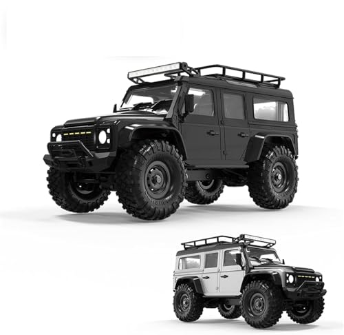 Image of RC Off Road Car 1:16 Scale All Terrain Remote Control Car, 4X4 High Speed 15 Km /h RC Truck 1 Rechargeable Batteries Waterproof Monster RC Crawlers with LED Light for Kids Boys and Adults