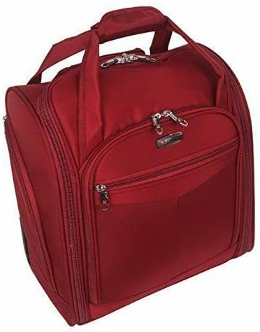 JLY Smart Ladies Burgundy Travel Wheeled Trolley Bag EU8235