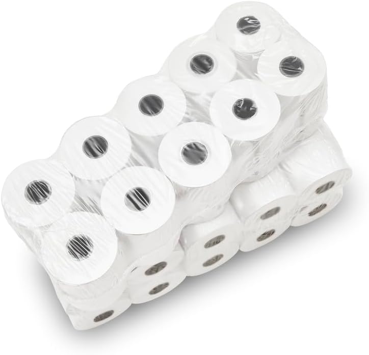 Miniatura 4 de (200 rollos) Rollos de recibos de papel térmico de 2 14 pulgadas x 85 pies, POScaja registradora, se adapta a todos los terminales de tarjetas de