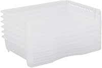 Vista 7 de Kiddream Bandejas plásticas transparentes de la carta del documento de 6 niveles, bandeja apilable del fichero del papel