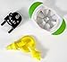 Kitchen Utensil Set by Kitch&More - Kitchen Tool Collection Includes an Easy to Use Apple Slicer, a Sponge Holder with Two Hooks and a Lemon Juice Sprayer - Great Housewarming Gift - Premium Quality