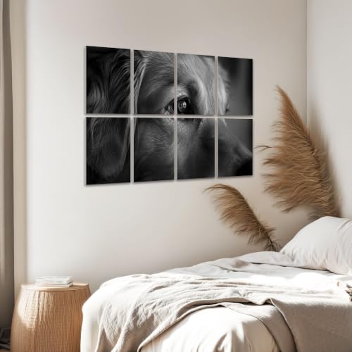 Set de 8 paneles acústicos artísticos decorativos autoadhesivos LAMOONHOME, 48"x72" hechos de poliéster para estudio y hogar miniatura 6