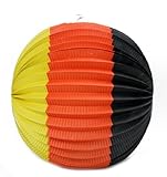 Größe: 25 cm HAAC Lampion in Deutschlandsfarbe Deutschland Fußball 2014 für Feste Laternenumzug 25 cm
