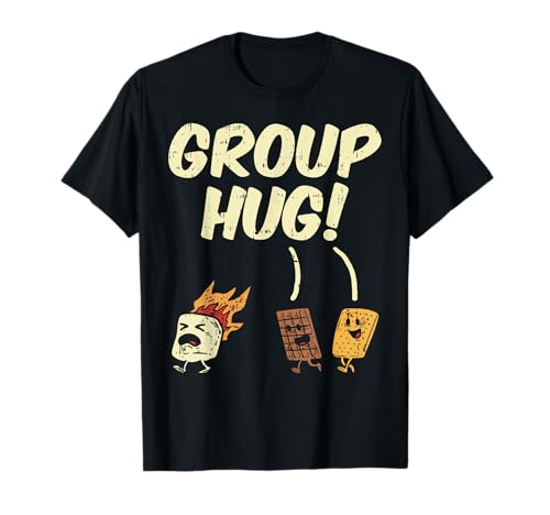 Group Hug Smore Funny Camping Chocolate Marshmallow Gift T-Shirt