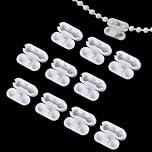 HEIZHU 10 Pcs Roller Blind Chain Connectors, Roller Blind Chain Connectors,Blind Cord Safety Device,Fits 4.5mm Roller, Roman And Vertical Blinds