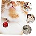 KALLORY 16pcs Pet Collar Bells Hanging Charms for Cats and Dogs DIY Accessories Mixed Styles for Training and Outdoor Use Random Style