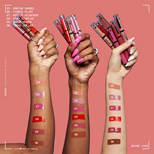 NYX Professional Makeup Shine Loud Brillant Lèvres 16h Daring Damsel
