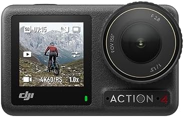 Dji Osmo Action 4 CP.OS.00000269.01 Kamera Sportowa, Czarny, 7,05 x 4,42 x 3,28 cm