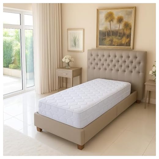 Lot de 2 Matelas Mémoire de Forme 70x190 x 20 cm Très Ferme - Spécial Sommier Electrique - Déhoussable Housse Lavable - 7 Zones de Confort - Noyau Poli Lattex HR Dernière Génération - Très Respirant
