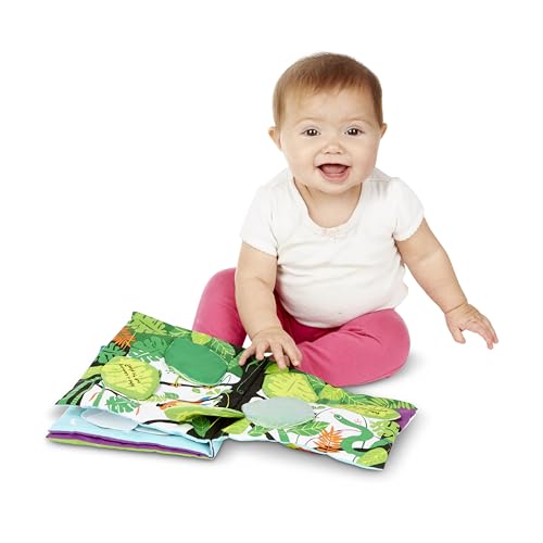 Melissa & Doug Soft Activity Baby Book - The Wonderful World of Peekaboo! Lift The Flap Busy Book for Toddlers, Sensory Toys for Babies and Toddlers - image 3